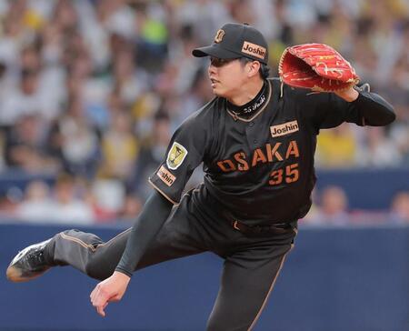 ８回、力投する才木（撮影・西田忠信）