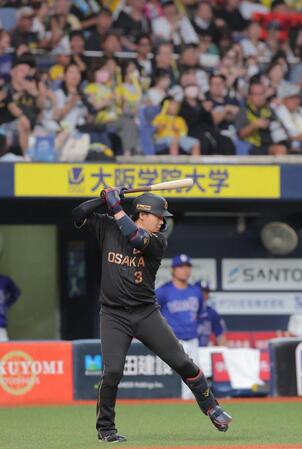 途中出場した大山（撮影・西田忠信）