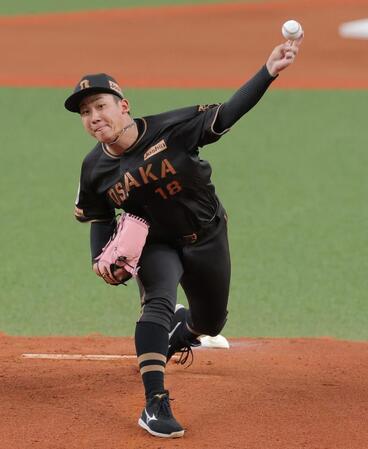 力投する先発の阪神・伊原陵人＝京セラドーム大阪（撮影・西田忠信）