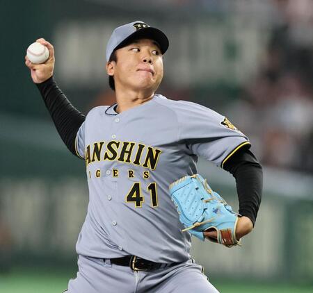先発し、投げ込む村上（撮影・田中太一）