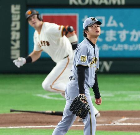 ６回、ダルベックにソロを浴びる高橋（撮影・金田祐二）