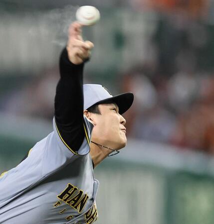 　６回、巨人打線を無失点に抑える木下（撮影・田中太一）