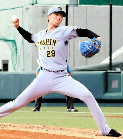 　８回途中まで２失点と好投を見せた今朝丸（撮影・藤丸紘生）