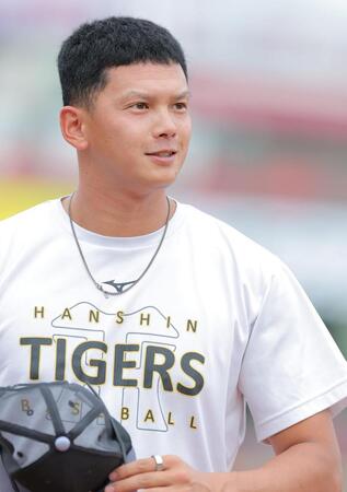 １軍に合流した能登（撮影・西田忠信）