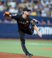 先発し力投する伊藤将（撮影・山口登）