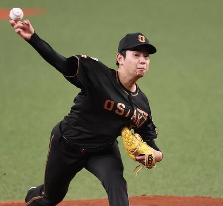 先発し、投げ込む下村（撮影・田中太一）