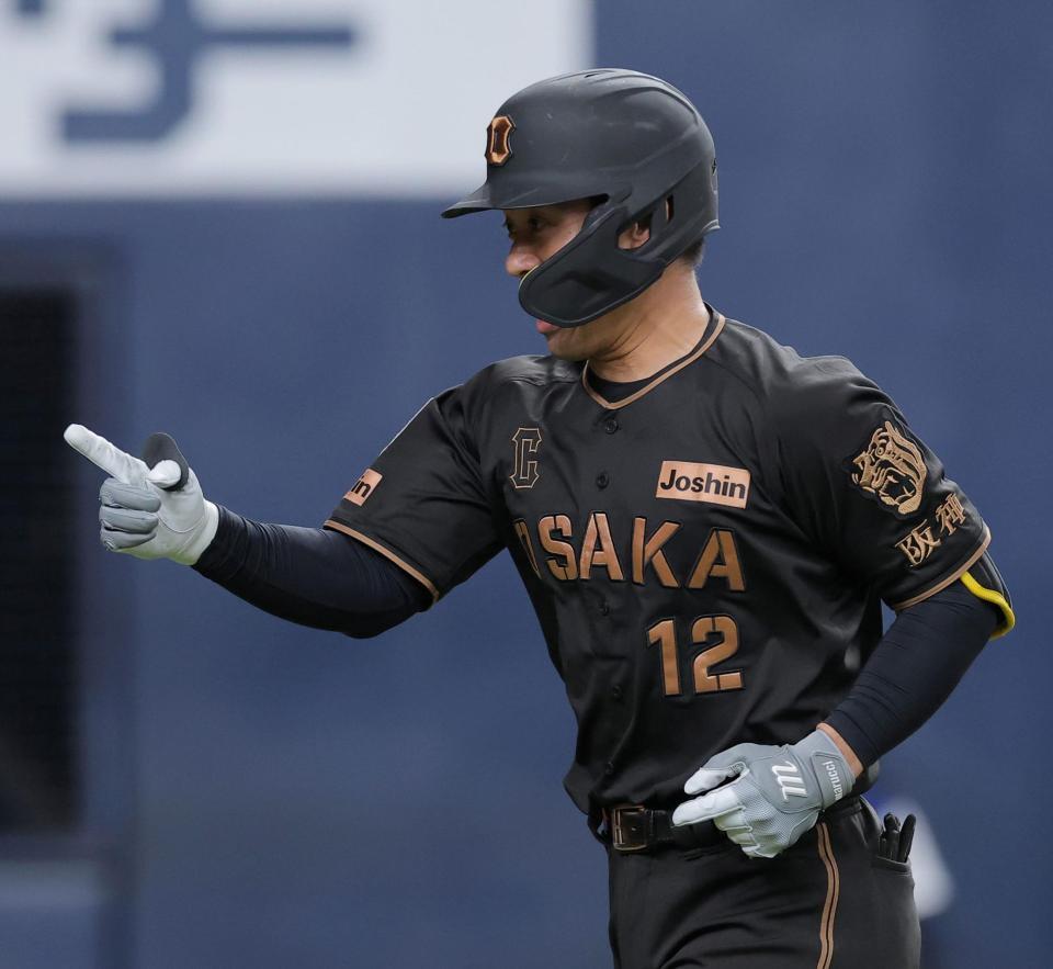 ２回、先制ソロを放った坂本（撮影・西田忠信）