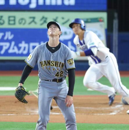 ２回、宮下に先制ソロを浴びたルーカス（撮影・西岡正）