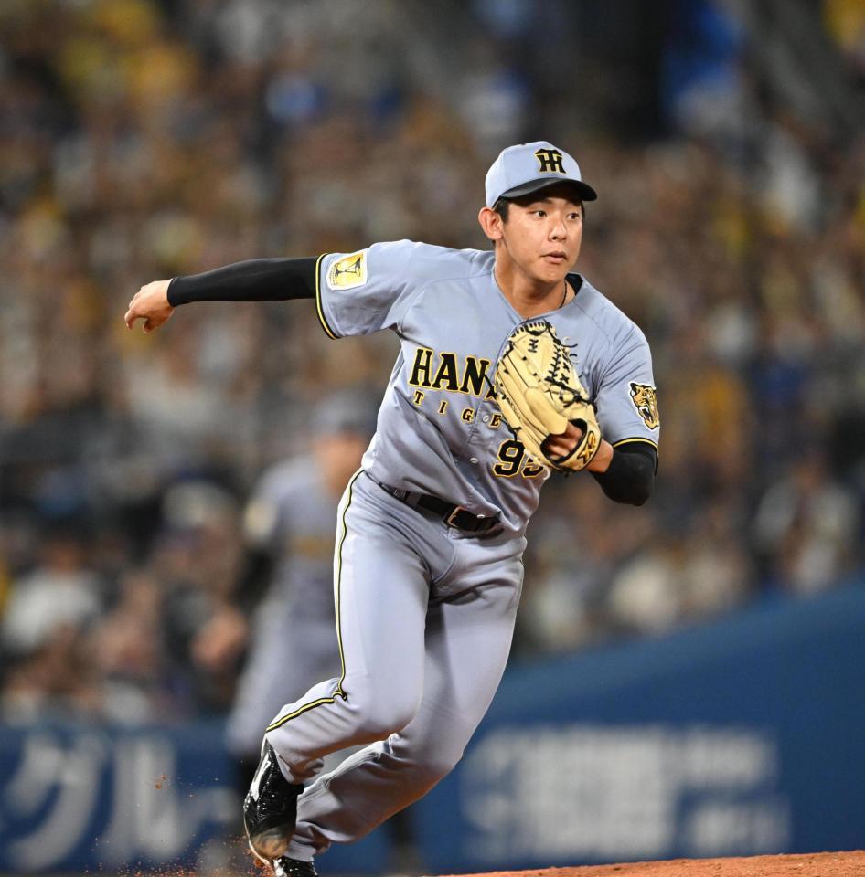 ７回途中から登板して好リリーフを見せた神宮（撮影・堀内翔）