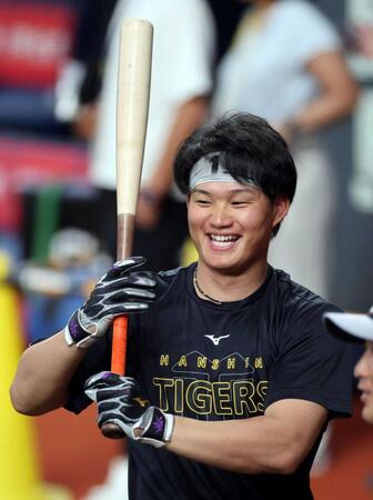 　中日との３連戦に向け気合十分の森下