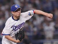 先発し、投げ込む大野（撮影・田中太一）