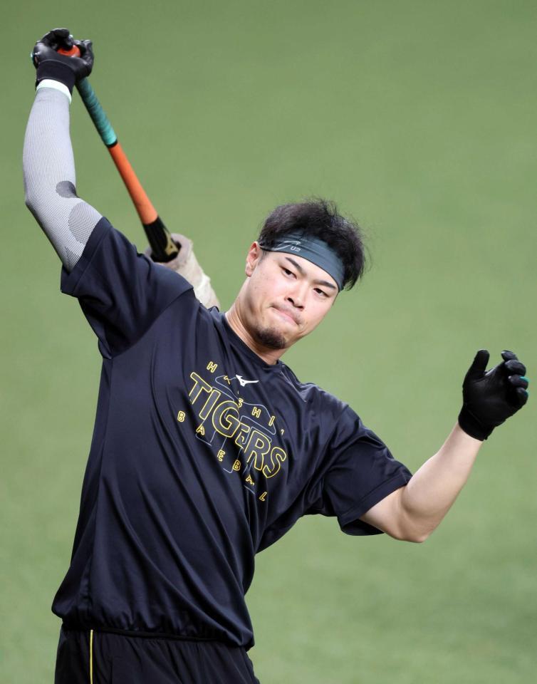 　冷静に目の前の一戦を見据える佐藤輝