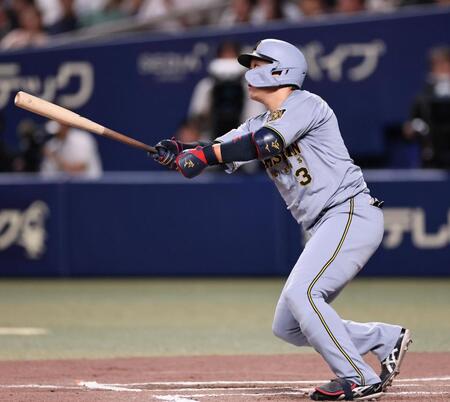 ６回、ソロを放つ大山（撮影・田中太一）