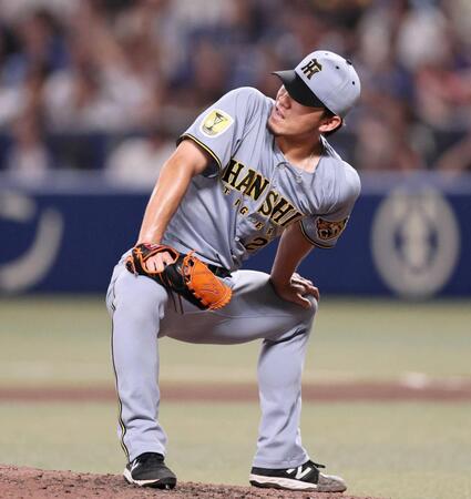　５回、福永にソロを許す伊藤将（撮影・田中太一）