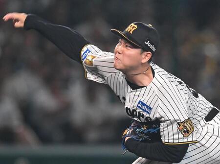８回、力投する木下（撮影・飯室逸平）
