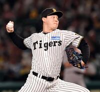 ７回、巨人打線を無失点に抑える木下（撮影・田中太一）