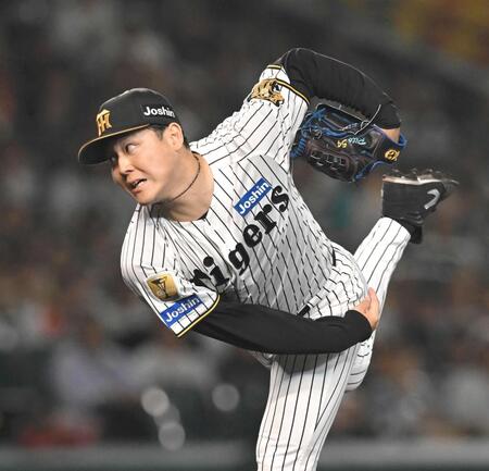 　８回、力投する木下（撮影・飯室逸平）