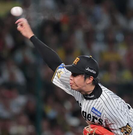 力投する先発の才木（撮影・西田忠信）