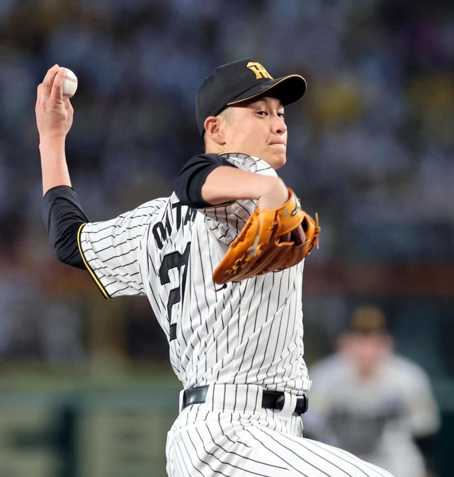 先発し力投する大竹（撮影・山口登）