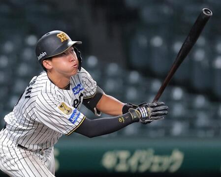 １０回、サヨナラ打を放つ立石（撮影・西田忠信）