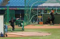 伏見相手に投球する森下（撮影・金田祐二）