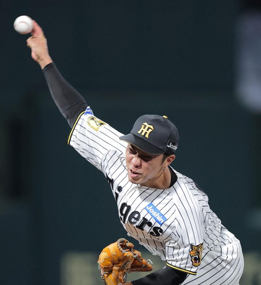 ６回から登板する石井（撮影・西田忠信）