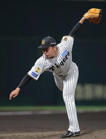 ６回から登板する石井（撮影・西田忠信）