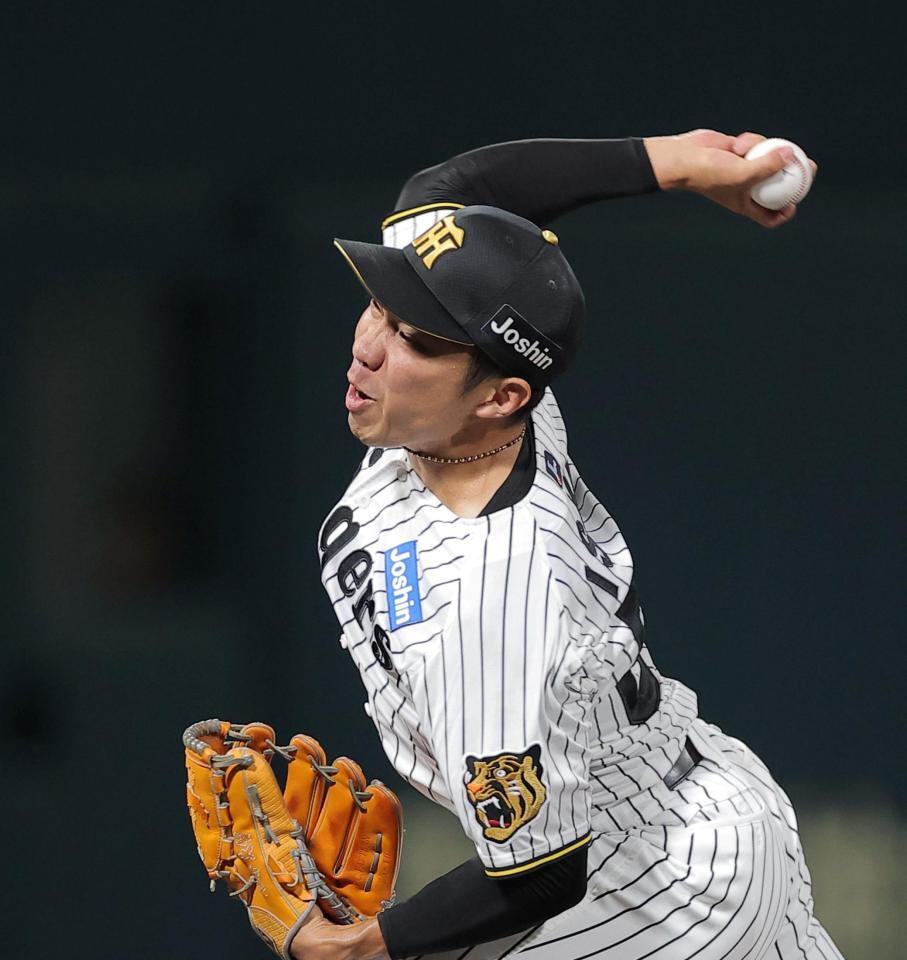 ６回から登板する石井（撮影・西田忠信）