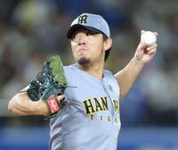 ヤクルト戦に先発し力投する伊藤将（撮影・西岡正）