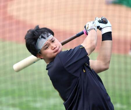 　甲子園２桁本塁打に王手をかけている森下