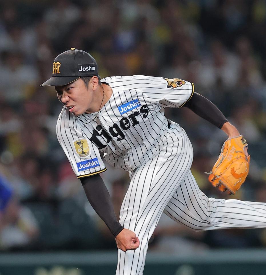 ８回から登板する石井（撮影・西田忠信）