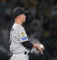 ２回、度会に２点適時打を許した大竹（撮影・西田忠信）