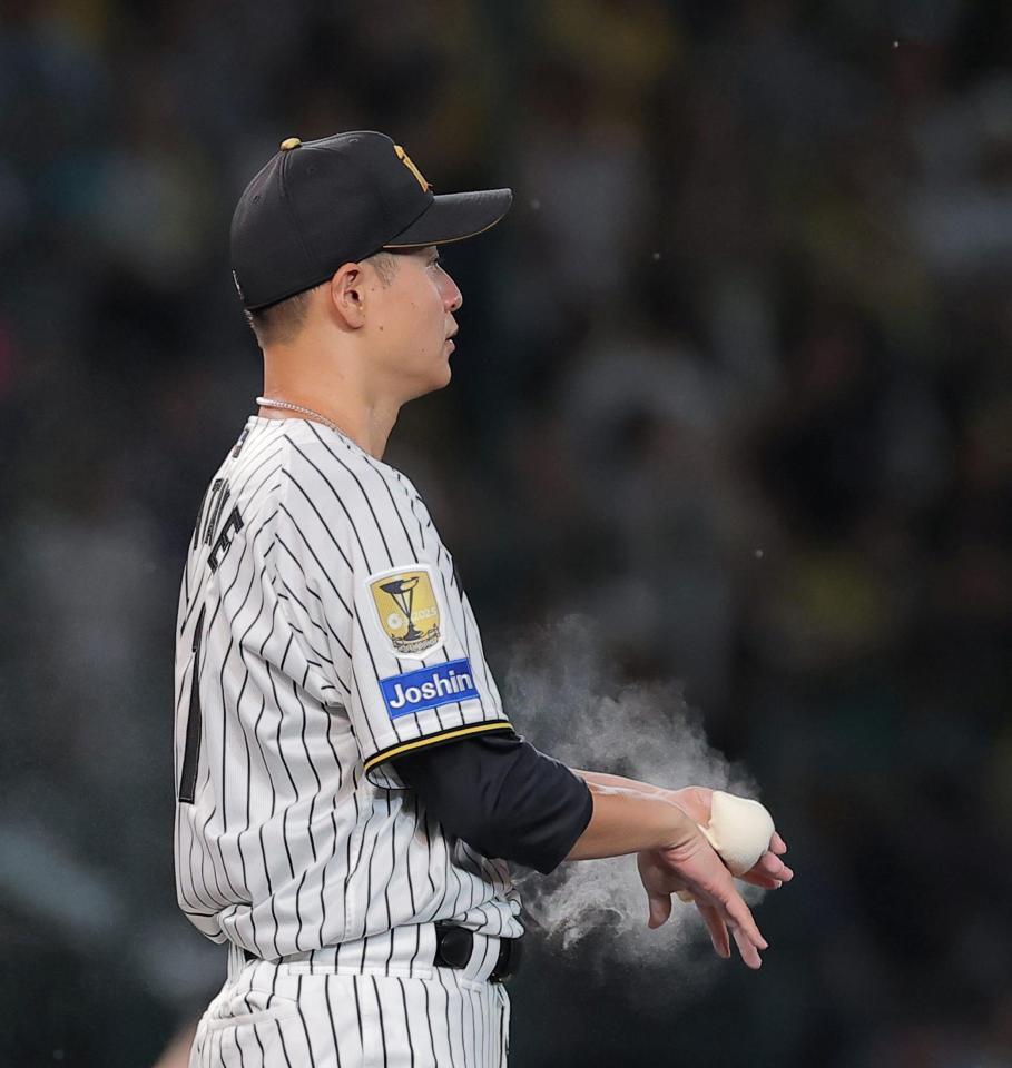 ２回、度会に２点適時打を許した大竹（撮影・西田忠信）