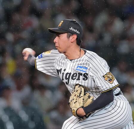 ２番手で力投する神宮（撮影・西田忠信）