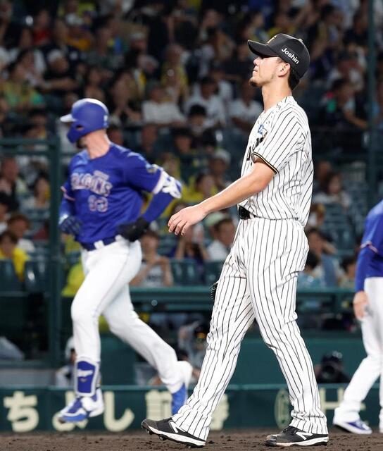 阪神痛恨 またマラーにやられた 甲子園のバックスクリーンに2ランを