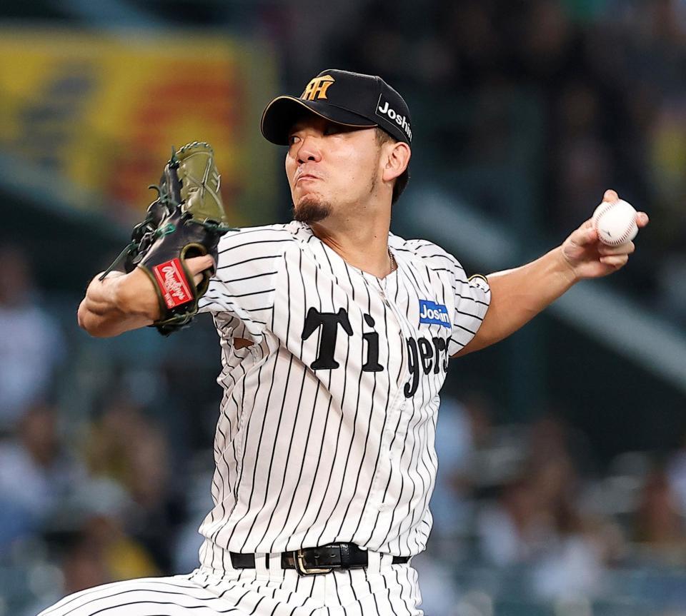 力投する先発の伊藤将（撮影・西田忠信）