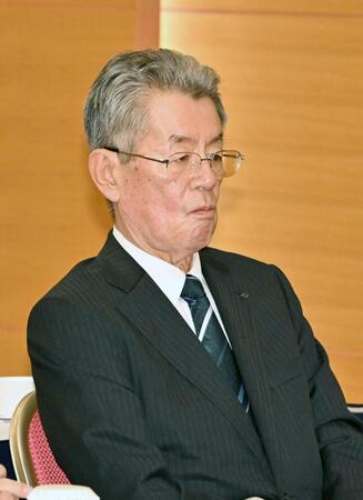 プロ野球オーナー会議に出席した阪神の秦雅夫オーナー（代表撮影）