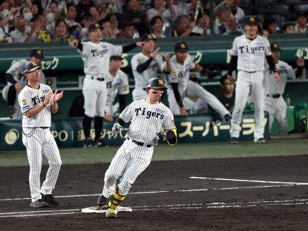２回、左前に適時打を放った森下（撮影・山口登）