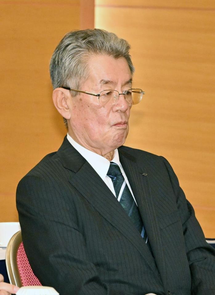 プロ野球オーナー会議に出席した阪神の秦雅夫オーナー（代表撮影）