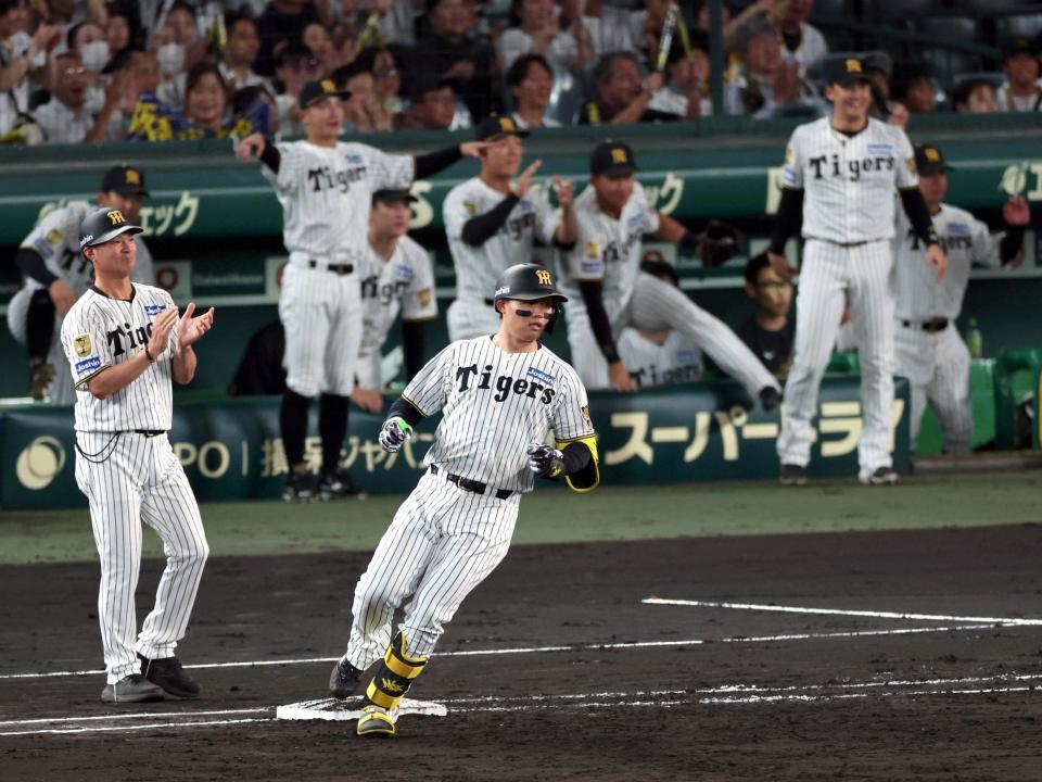 ２回、左前に適時打を放った森下（撮影・山口登）