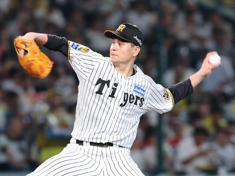 先発し力投する大竹（撮影・山口登）