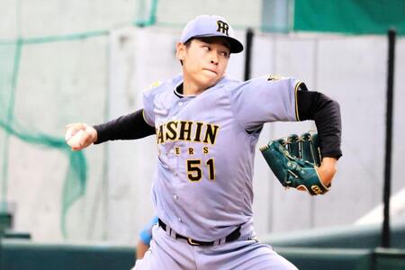 １回、力投する先発の早川