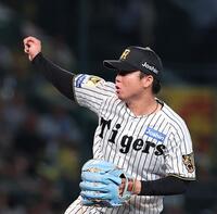 力投する先発の村上（撮影・西田忠信）