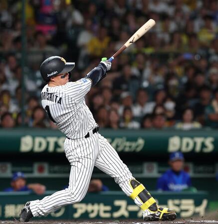 ８回、ソロを放つ森下（撮影・西田忠信）