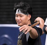 　勝負強い打撃に期待がかかる森下