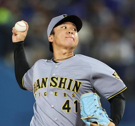 先発し、投げ込む村上（撮影・田中太一）