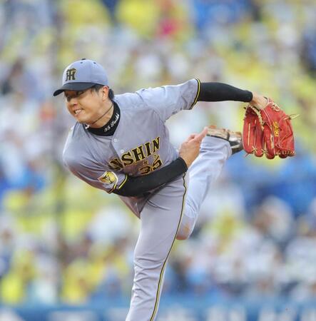 力投する才木（撮影・吉澤敬太）