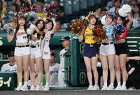 盛り上げる台湾ギャル（撮影・田中太一）