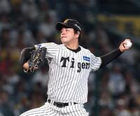 ８回、力投する高橋（撮影・西田忠信）