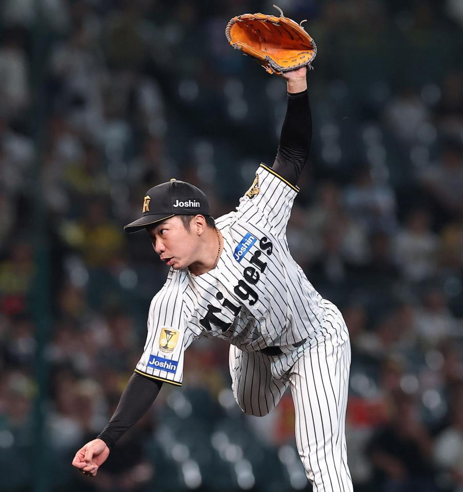 １２回に登板する石井（撮影・西田忠信）